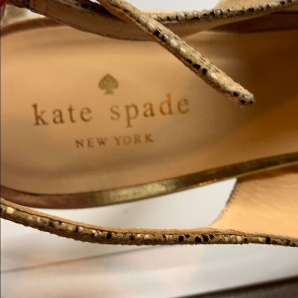 Kate Spade snakeskin hidden platform heels - Picture 6 of 8